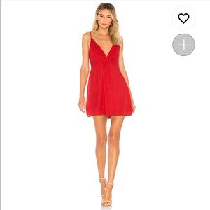xREVOLVE House of Harlow Sharon red shimmer dress